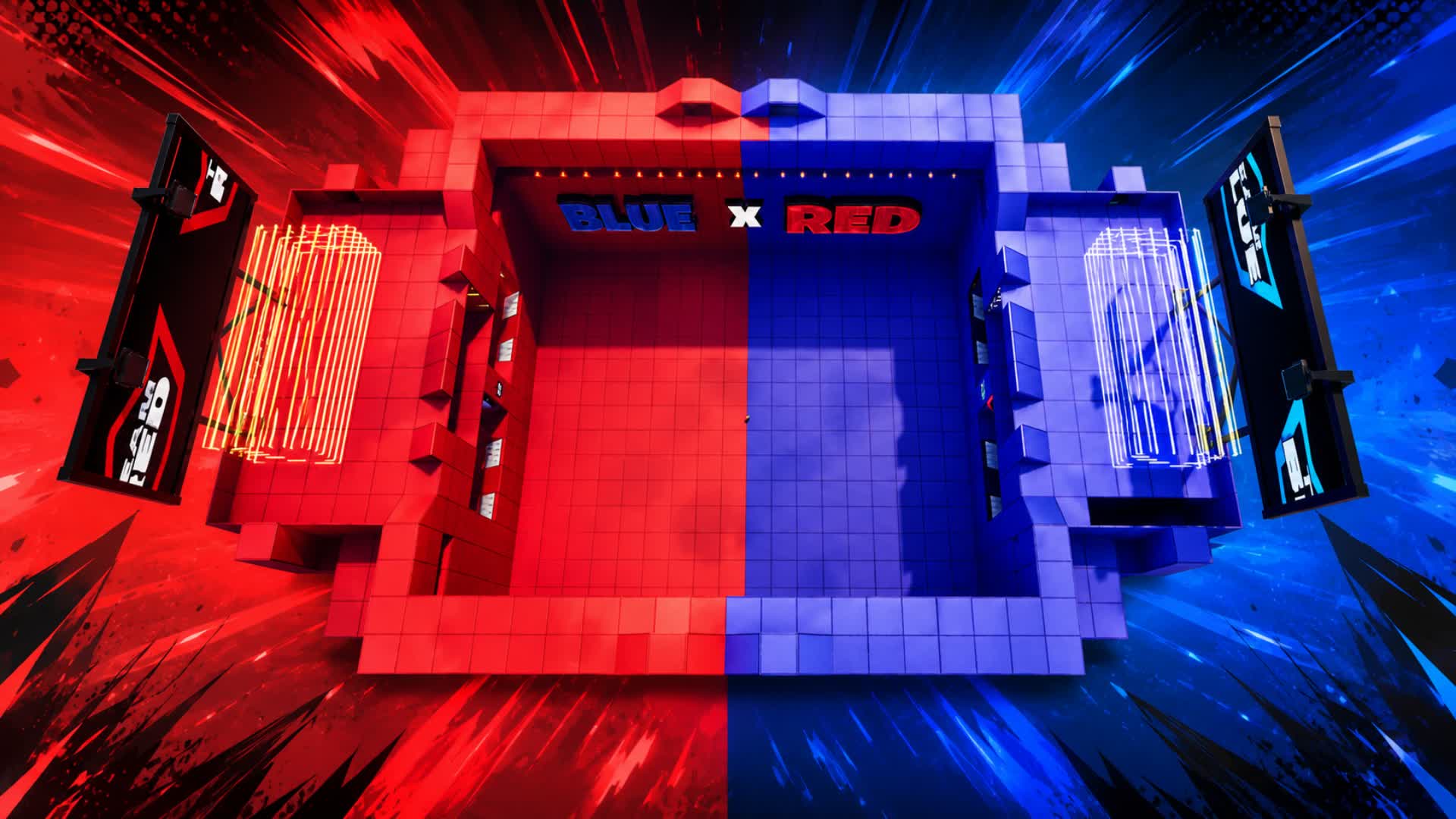 Combat – Red vs. Blue – Teams — Fortnite Creative map