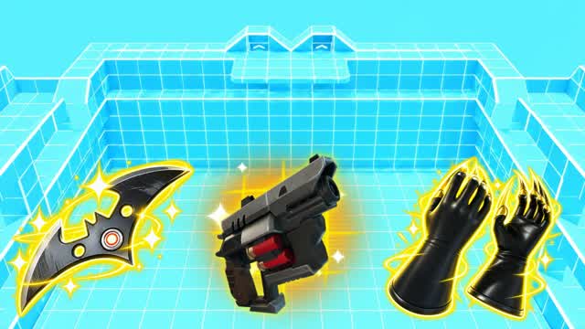 RED VS BLUE 🔴🔵 HARD MODEL 3D — Fortnite Creative map cover art