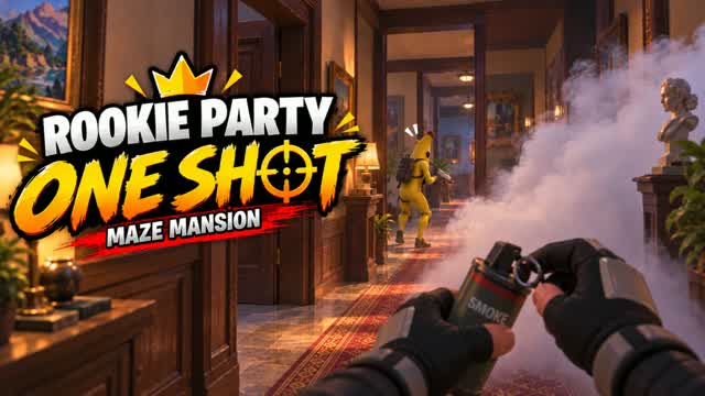 Rookie Party: One Shot — Fortnite Creative map