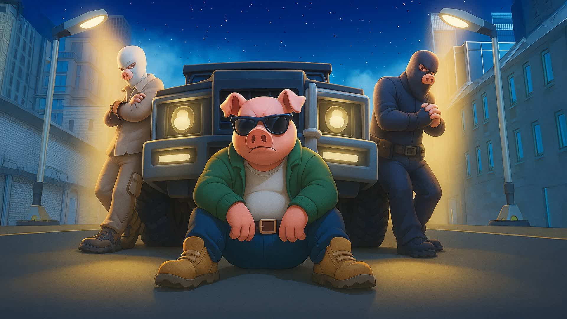 Piggy City Zone Wars — Fortnite Creative map