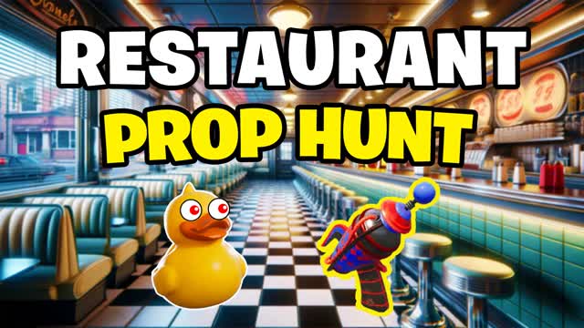 RESTAURANT PROP HUNT🍔 — Fortnite Creative map cover art