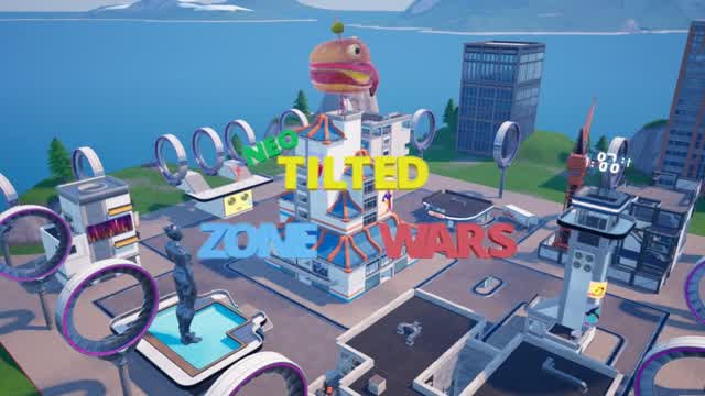 🌁Neo Tilted Zone Wars🌁 — Fortnite Creative map cover art