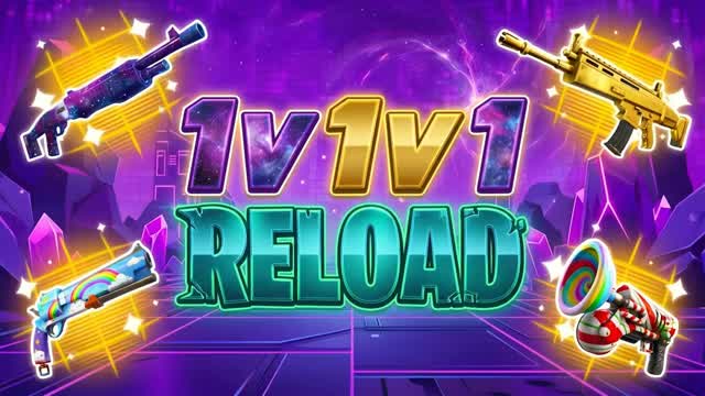 ⭐️1v1v1 RELOAD🎯 PIKUS — Fortnite Creative map cover art
