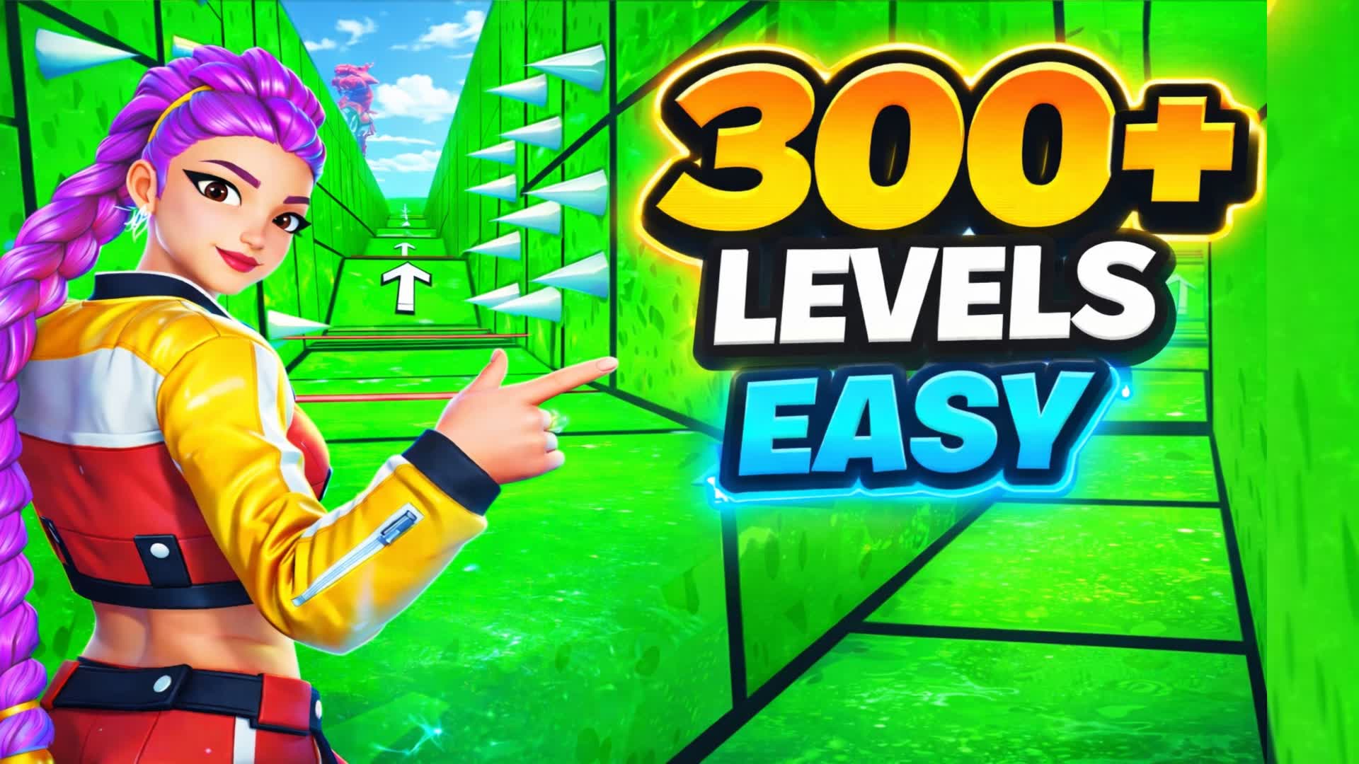 300 + BRAINROT DEATHRUN SUPER EASY 🧠 — Fortnite Creative map