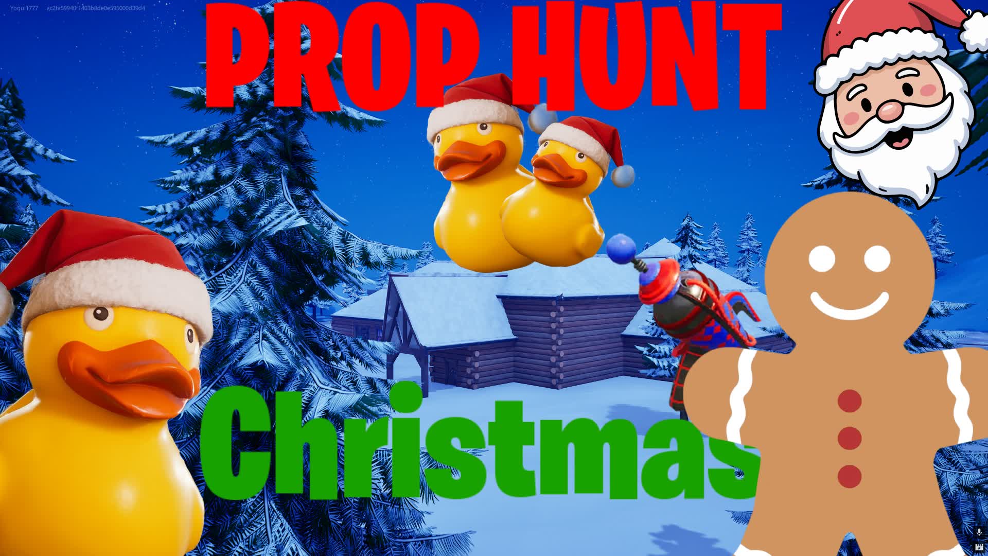 Mega Christmas Prop hunt ! — Fortnite Creative map