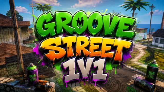 Groove Street 1V1 — Fortnite Creative map