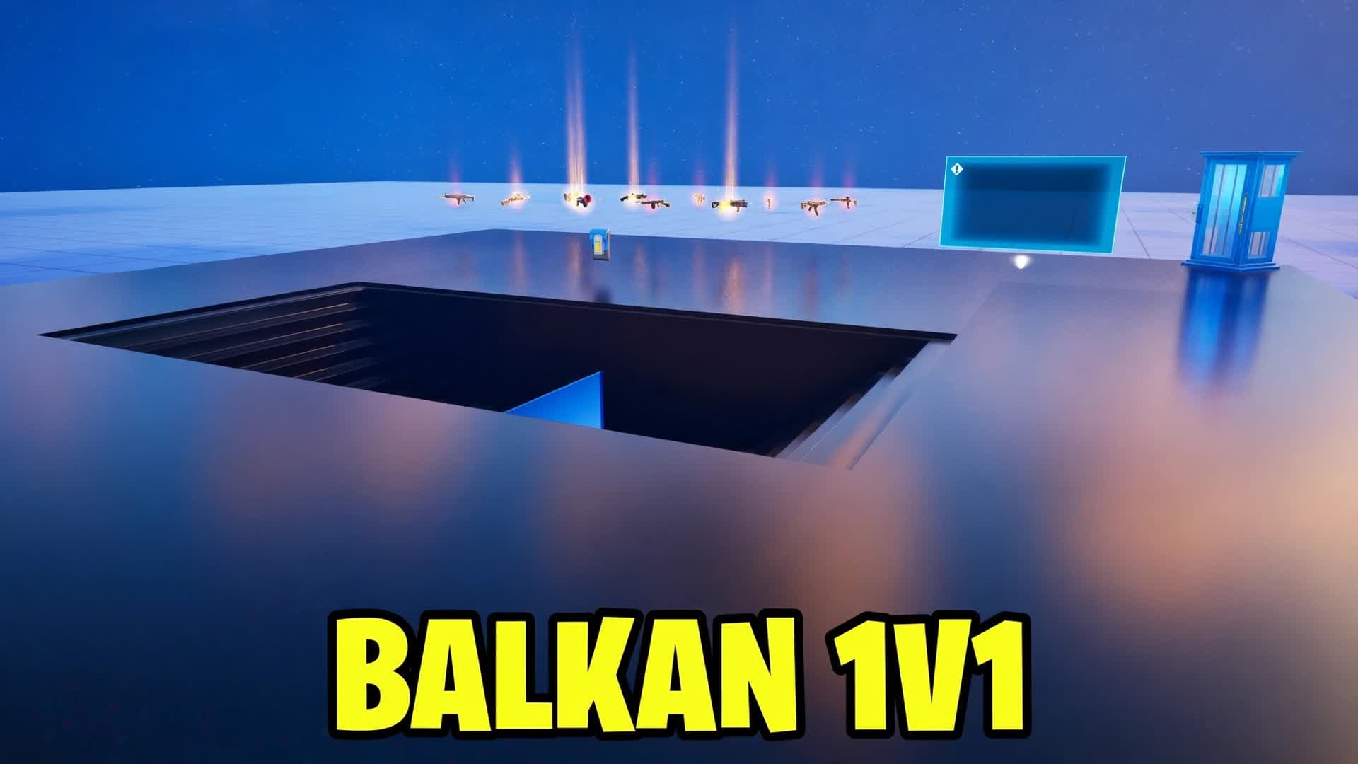1v1 Balkan build fights — Fortnite Creative map