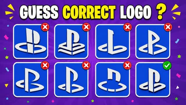 GUESS CORRECT LOGO🔎 PARKUR — Fortnite Creative map