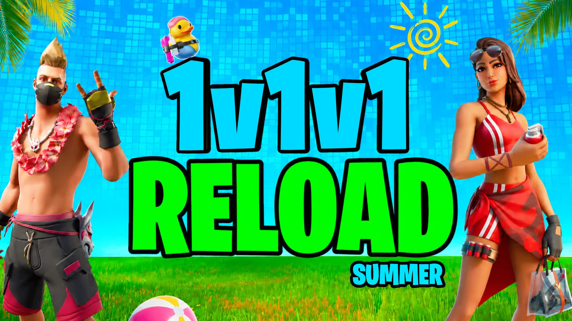 1V1V1 RELOAD SUMMER — Fortnite Creative map