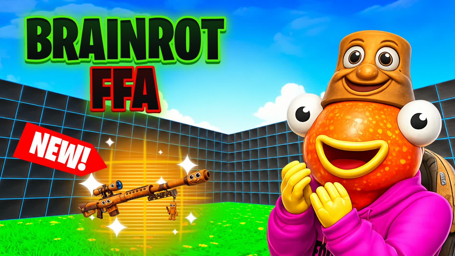 BRAINROT FFA (1v1) - 🧠 — Fortnite Creative map