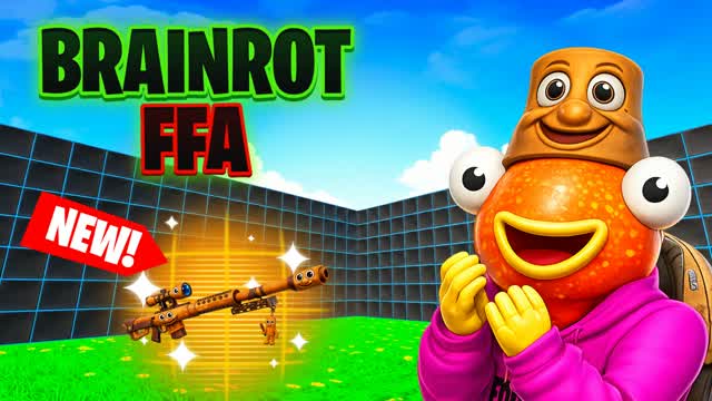 BRAINROT FFA (1v1) - 🧠 — Fortnite Creative map cover art