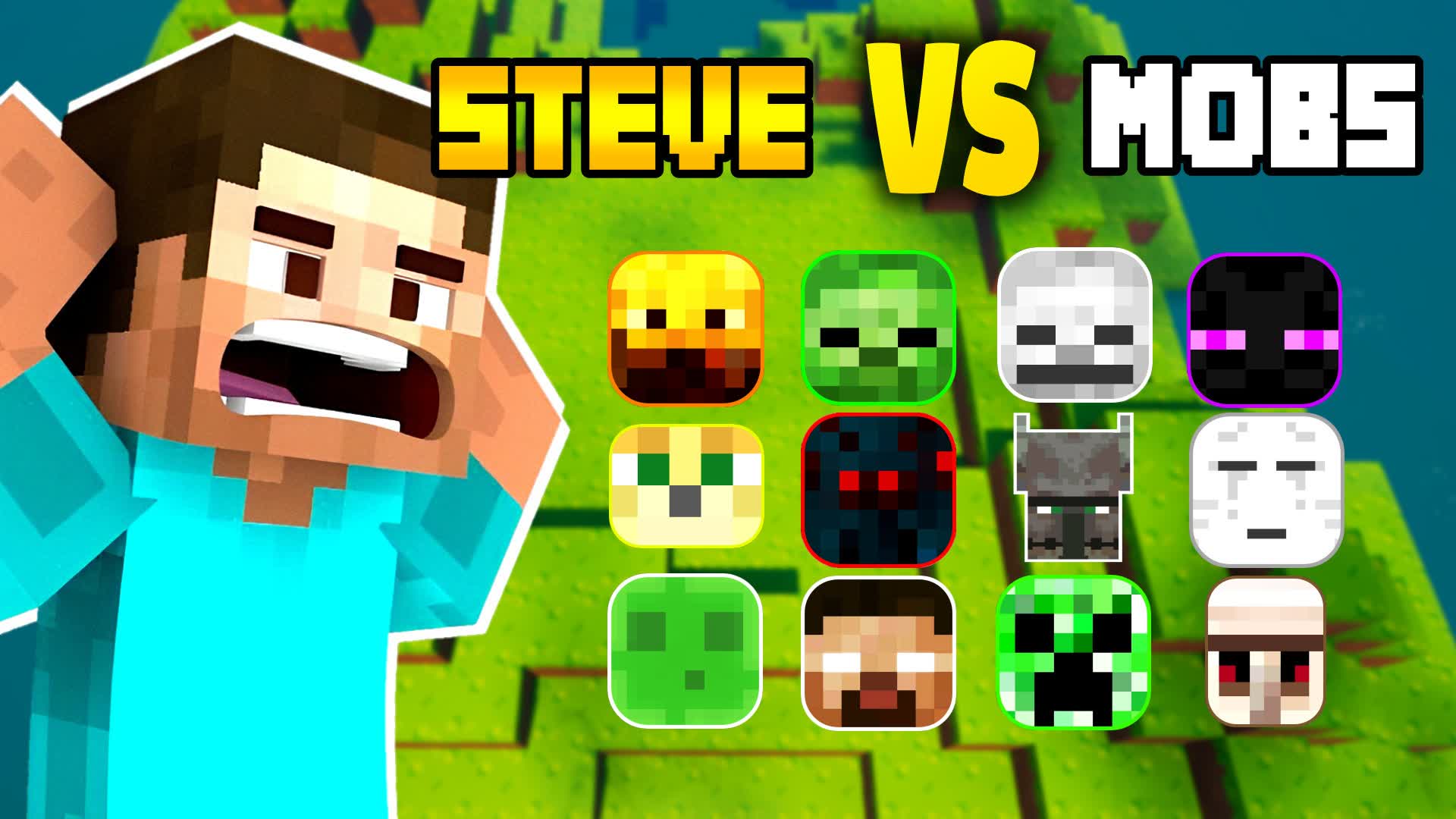 STEVE VS MOBS FFA — Fortnite Creative map