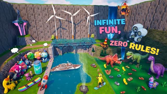 JUST FUN AND NOTHING ELSE — Fortnite Creative map cover art