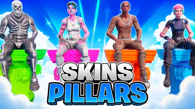 SKIN PILLARS PARTY 🎉 — Fortnite Creative map cover art