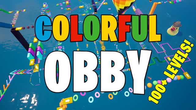 COLORFUL OBBY🌈 — Fortnite Creative map cover art