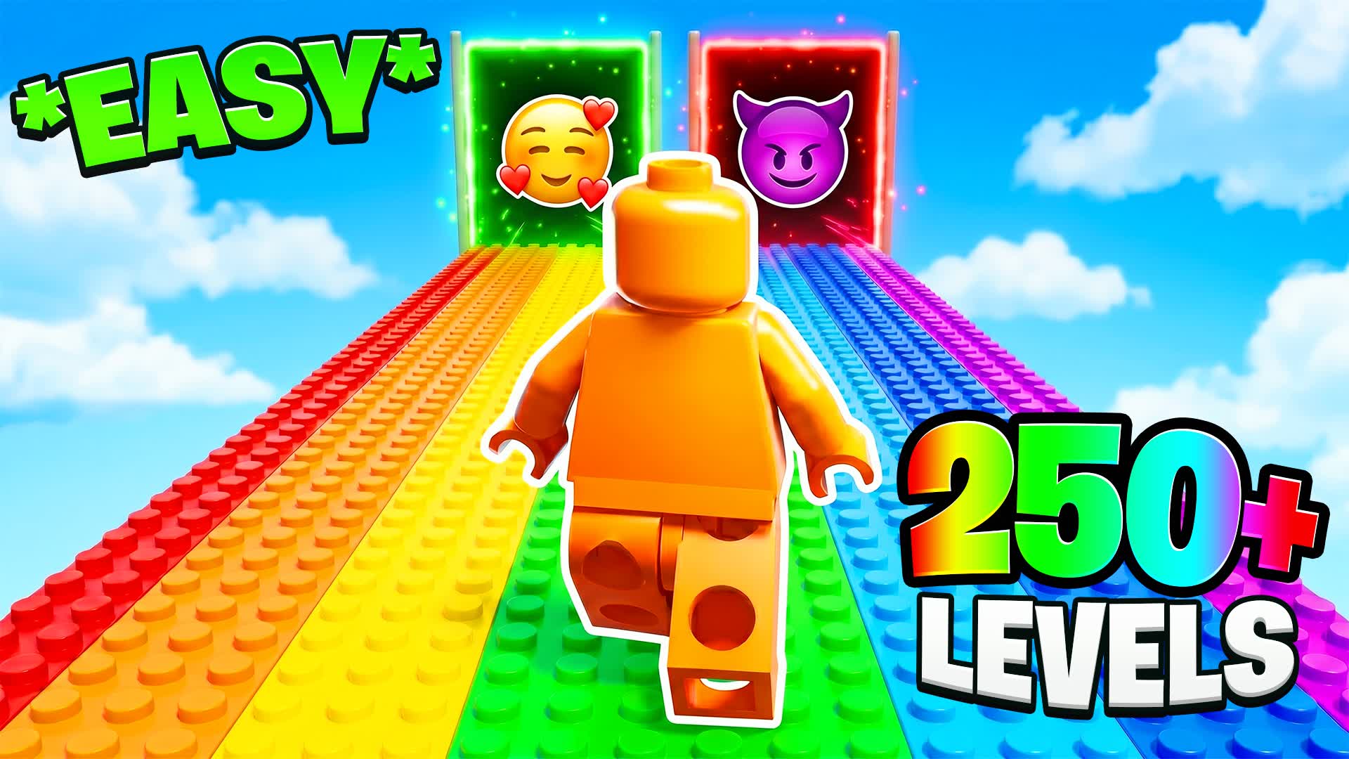 VERY EASY BRICK OBBY DEATHRUN — Fortnite Creative map