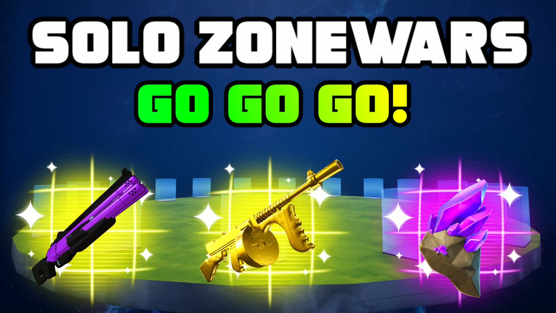 SOLO ZONEWARS GO GO GO! 🏃‍➡️💯 — Fortnite Creative map