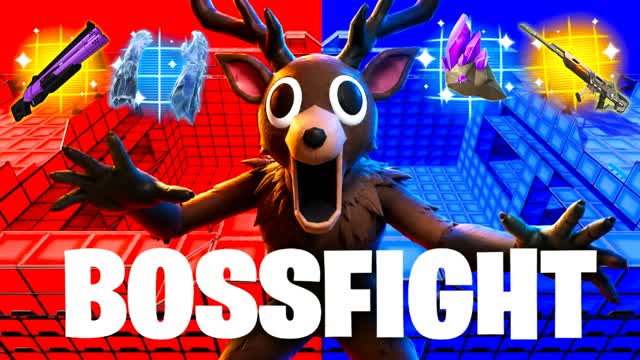 RED VS BLUE STARWARS bossfight deer — Fortnite Creative map