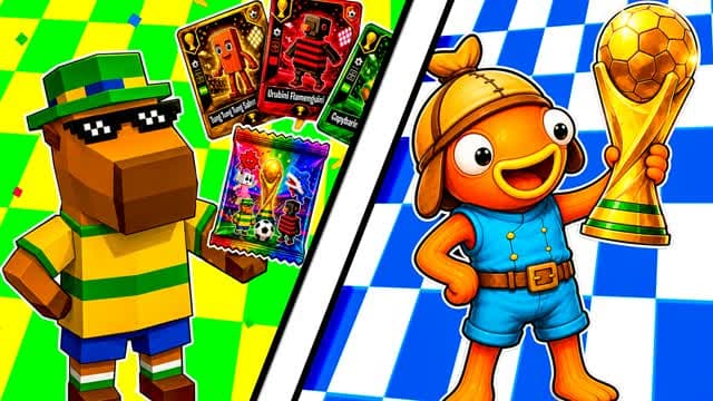 OPEN WORLD CUP STICKERS (BRAINROT) — Fortnite Creative map cover art