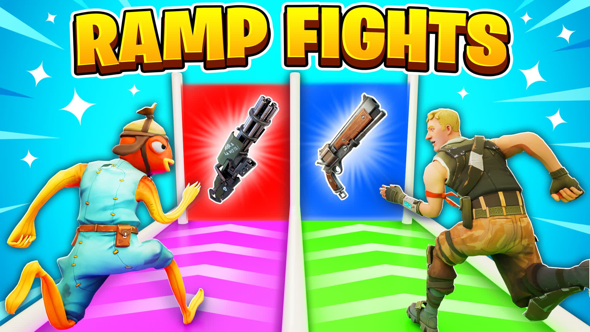 RAMP FIGHTS 🔥 FREE FOR ALL 🔥 1v1 — Fortnite Creative map