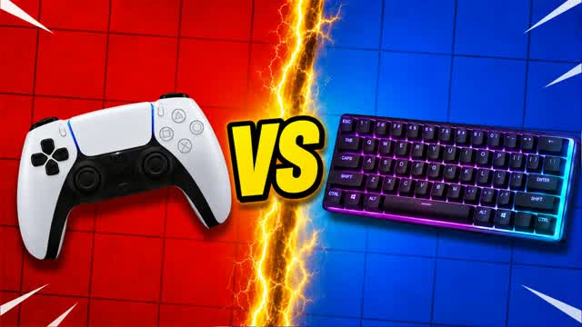 RED VS BLUE OUTER LINE 🔴🔵 — Fortnite Creative map cover art