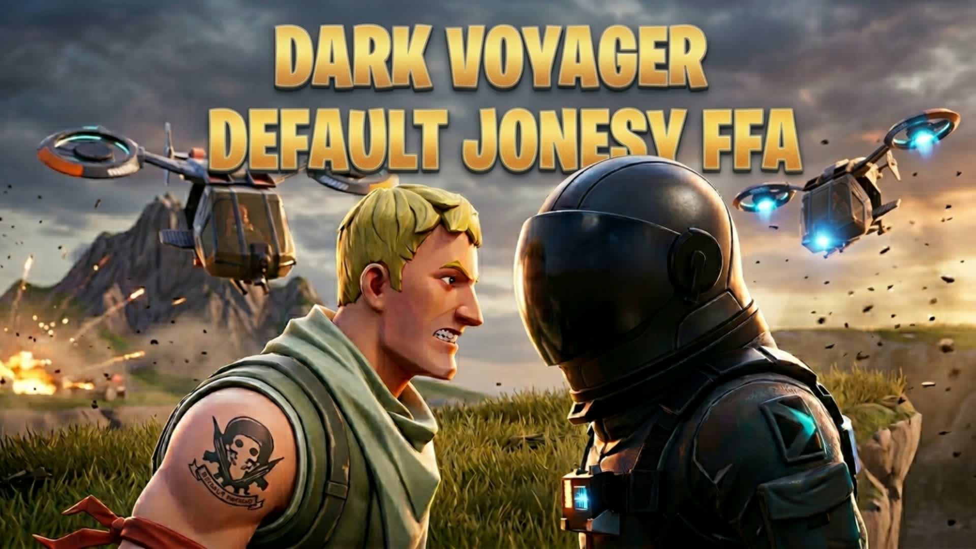 DARK VOYAGER VS DEFAULT JONESY FFA — Fortnite Creative map