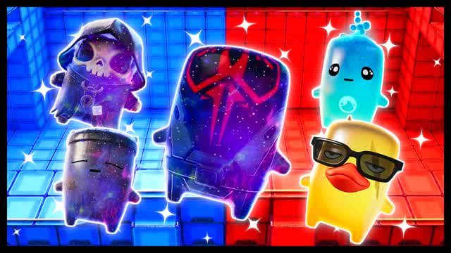 BLUE VS RED STEADY HANDS 🔵🔴 — Fortnite Creative map cover art