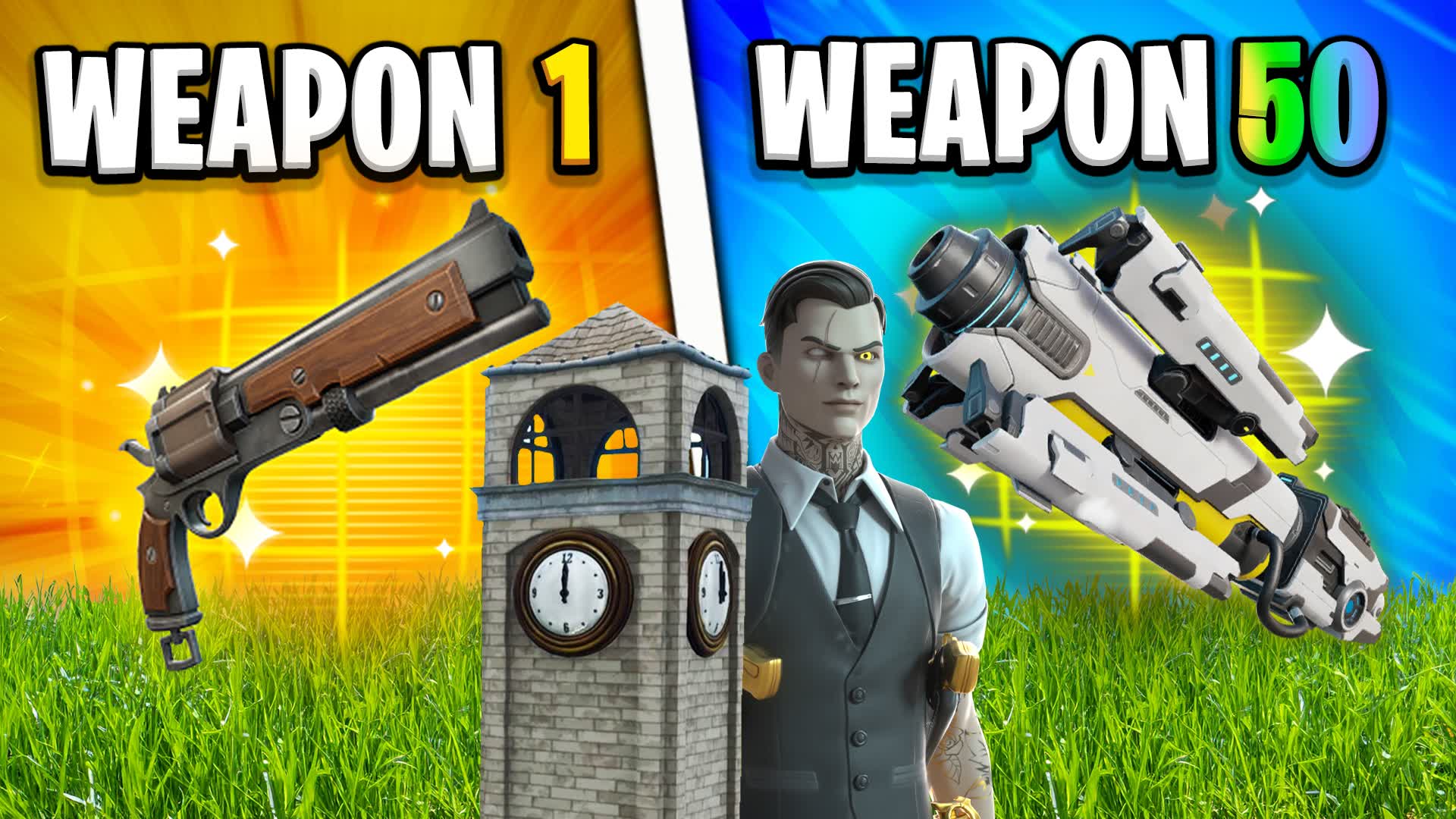 👑 MIDAS GUN GAME 🔫 ONE SHOT 🎯 — Fortnite Creative map