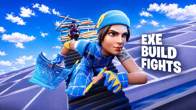 EXE 1V1 BUILD FIGHTS (200 PUMPS) — Fortnite Creative map