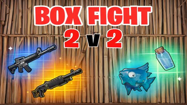 1V1 BOX FIGHT 1V2 — Fortnite Creative map cover art
