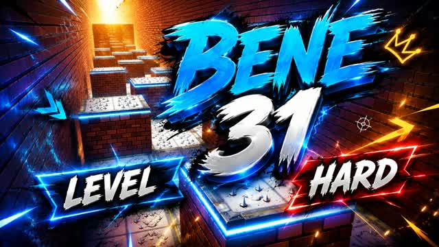 BENE HARD 31 LEVEL (2304) — Fortnite Creative map cover art