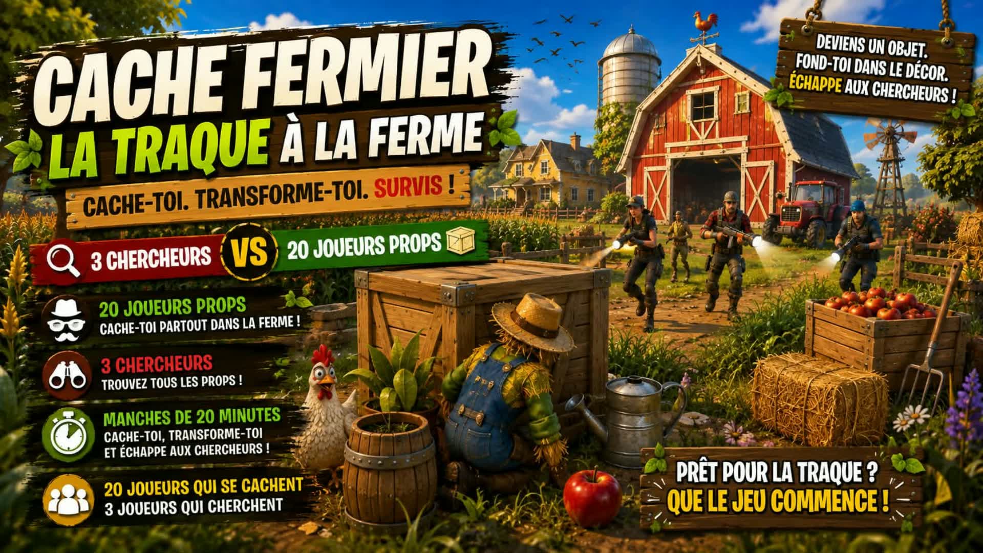 La Traque à la Ferme — Fortnite Creative map