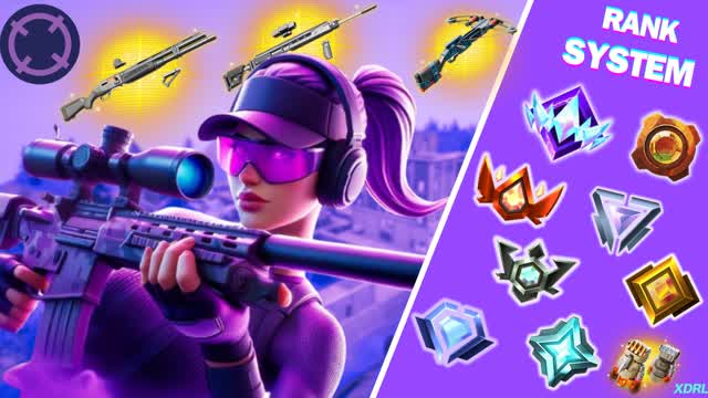 RANKED ONE SHOT ⭐ — Fortnite Creative map cover art