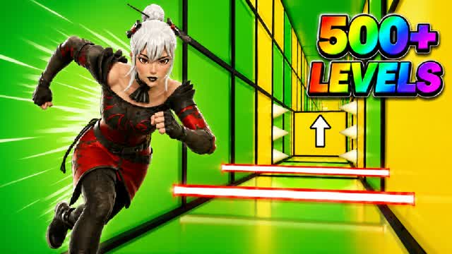 ⭐ MEGA PARKOUR 453+ LEVELS⭐ — Fortnite Creative map