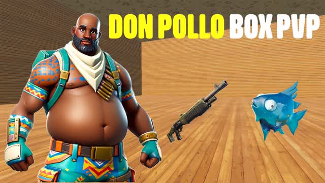 Don Pollo Box Fights 📦 — Fortnite Creative map cover art