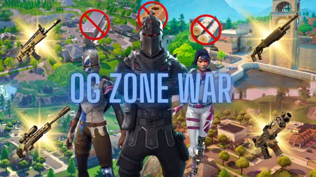 OG Zone Wars Zero Build — Fortnite Creative map cover art