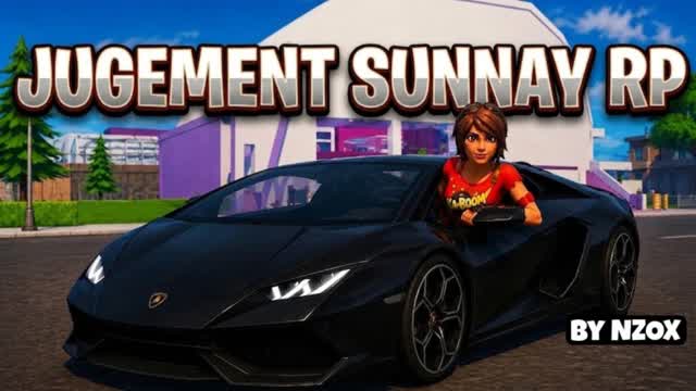 JUGEMENT SUNNAY RP — Fortnite Creative map cover art