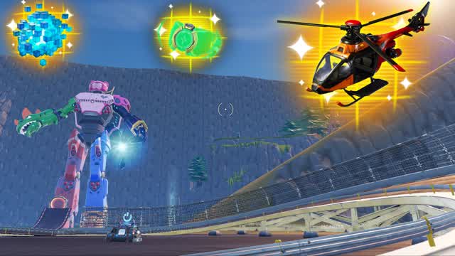 parkour running — Fortnite Creative map