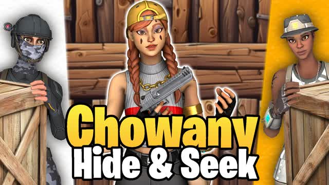 🙈  CHOWANY HIDE & SEEK by Popiczeks 🙈 — Fortnite Creative map cover art