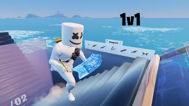 1v1 Comp Warm up — Fortnite Creative map cover art