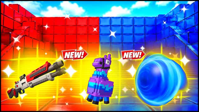 RED VS BLUE JUMPSTARTER 🔴🔵 — Fortnite Creative map cover art