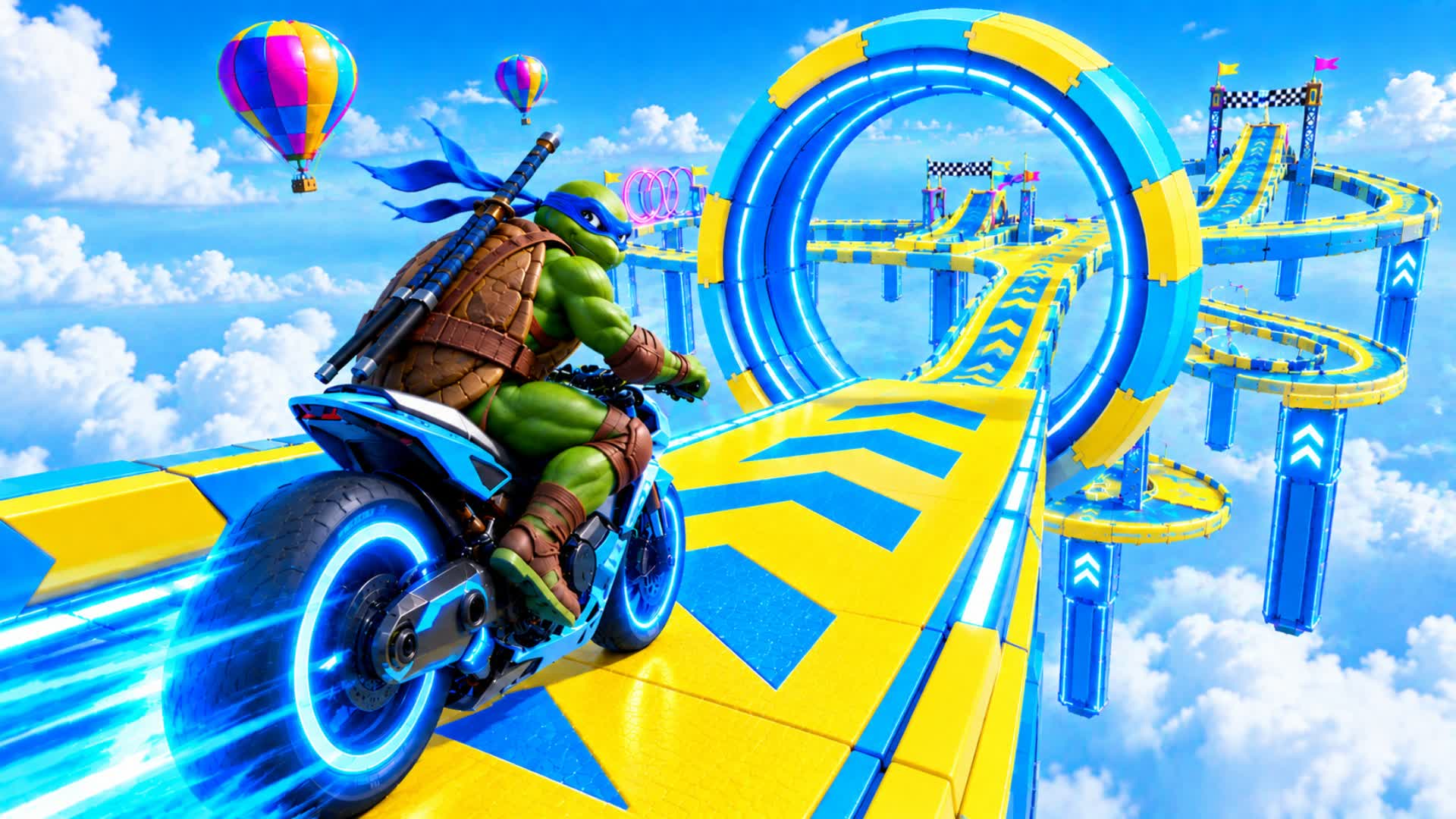 WACKY RACES - CAR GAME — Fortnite Creative map