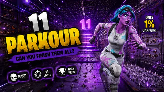 2772 Parkour — Fortnite Creative map cover art