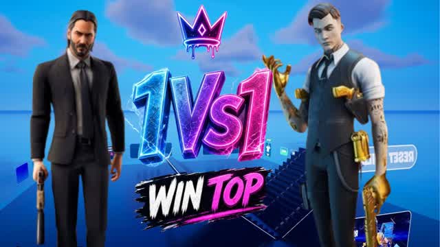 1V1 WIN TOP — Fortnite Creative map