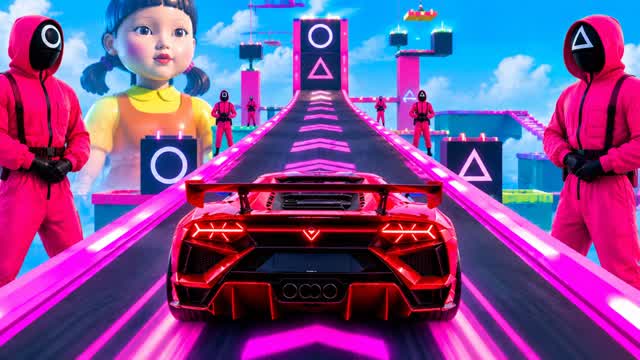 CRAZY CAR RACE - CAR GAME — Fortnite Creative map cover art