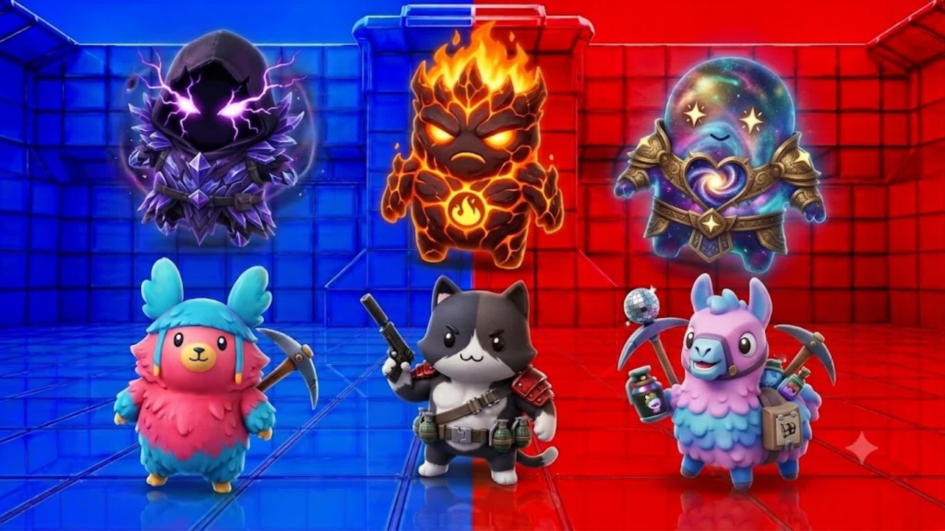 IPER MEGA RED VS BLUE UNC — Fortnite Creative map