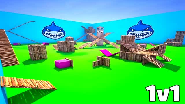 1V1 - FFA (CLEAN MAP) — Fortnite Creative map cover art