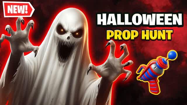 HALLOWEEN THE PROP HUNT 👻 — Fortnite Creative map cover art