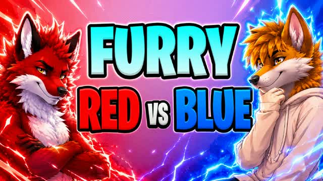 FURRY RED VS BLUE — Fortnite Creative map