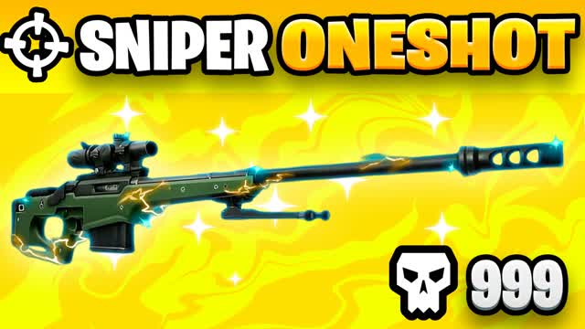 FIRST PERSON SNIPER 🎯ONE SHOT — Fortnite Creative map